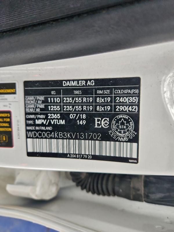 2019 Mercedes-Benz Glc 300 4matic