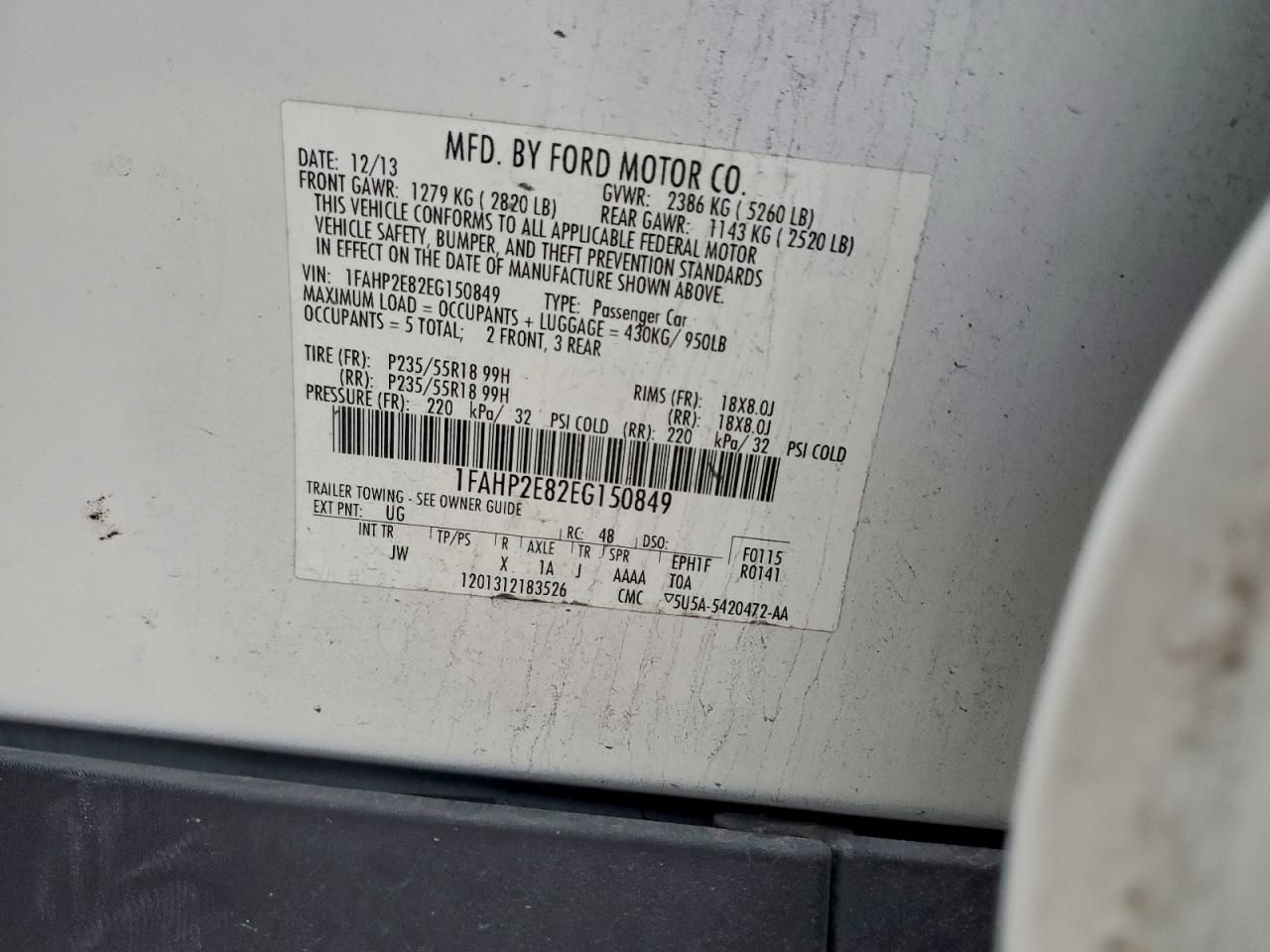 2014 Ford Taurus sel