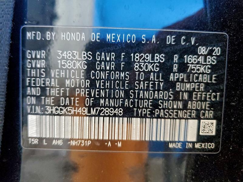 2020 Honda Fit lx