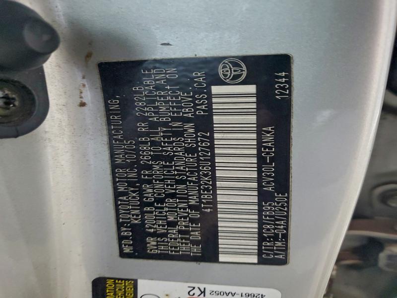 2006 Toyota Camry le
