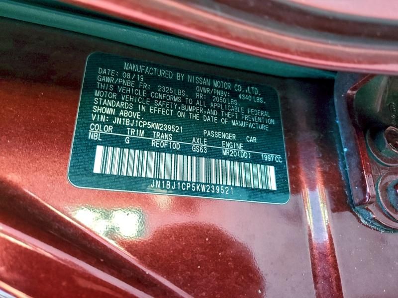 2019 Nissan Rogue Sport s