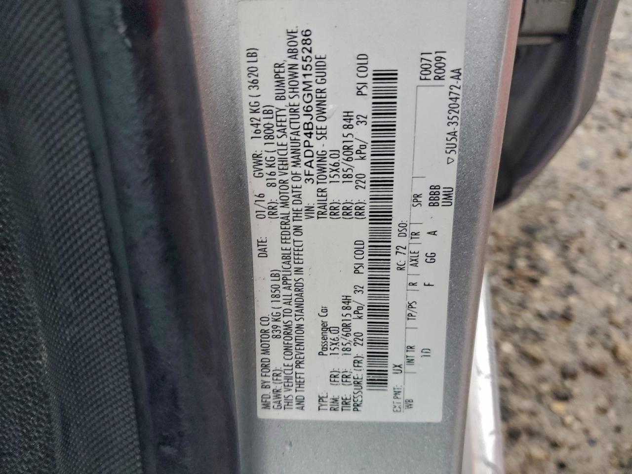2016 Ford Fiesta se