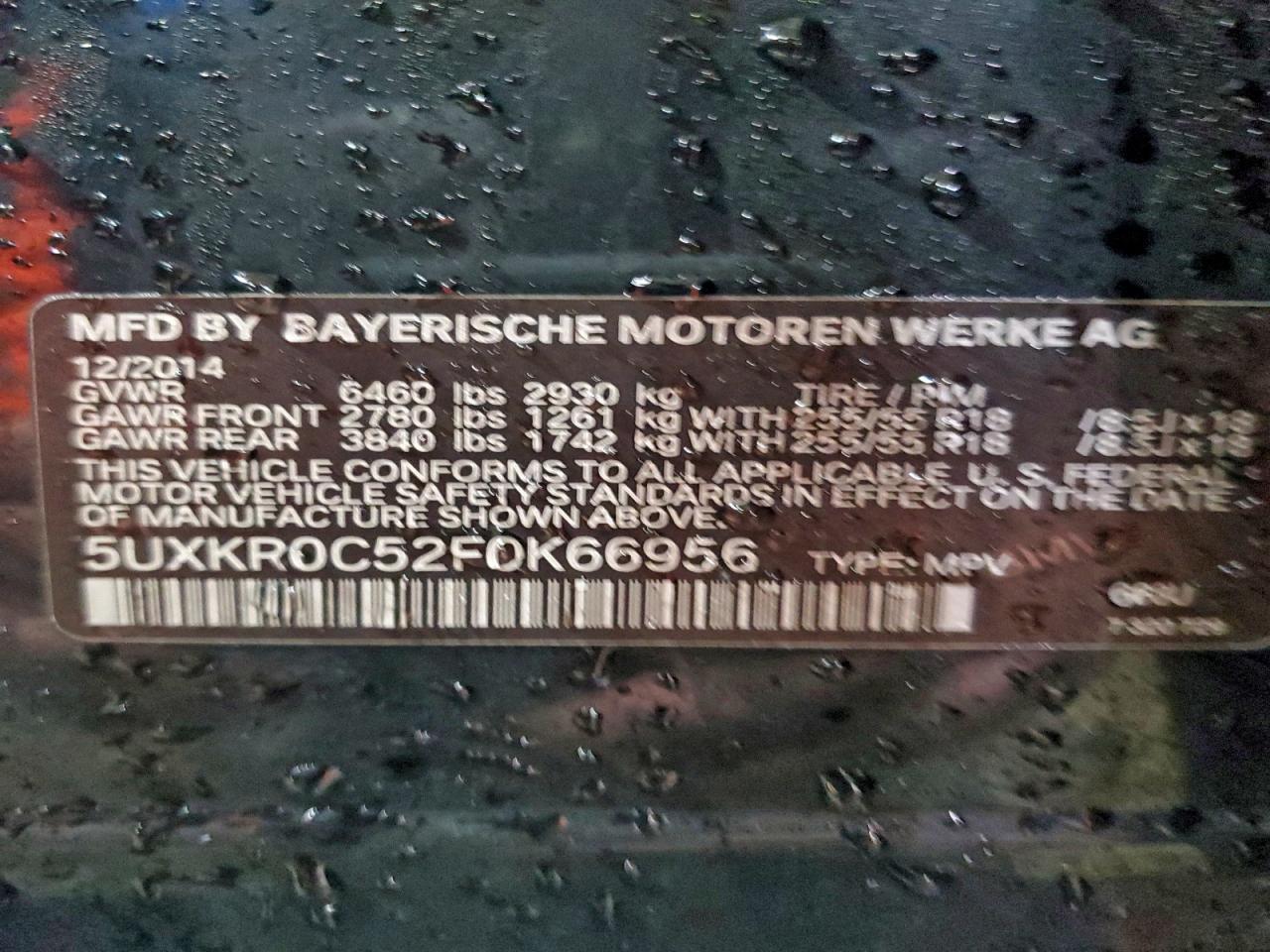 2015 BMW X5 Xdrive35i