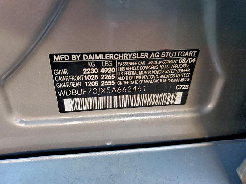 2005 Mercedes-Benz E 500