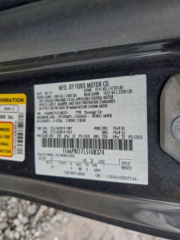 2020 Ford Mustang gt