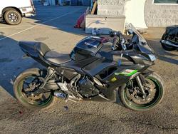 Salvage motorcycles for sale at Rancho Cucamonga, CA auction: 2025 Kawasaki EX650 R