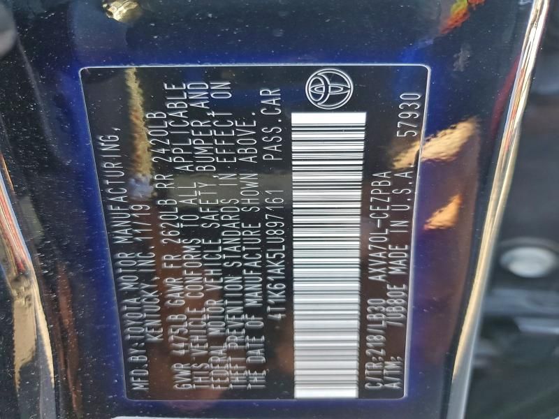 2020 Toyota Camry xse