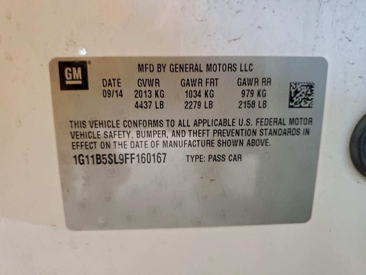 2015 Chevrolet Malibu ls