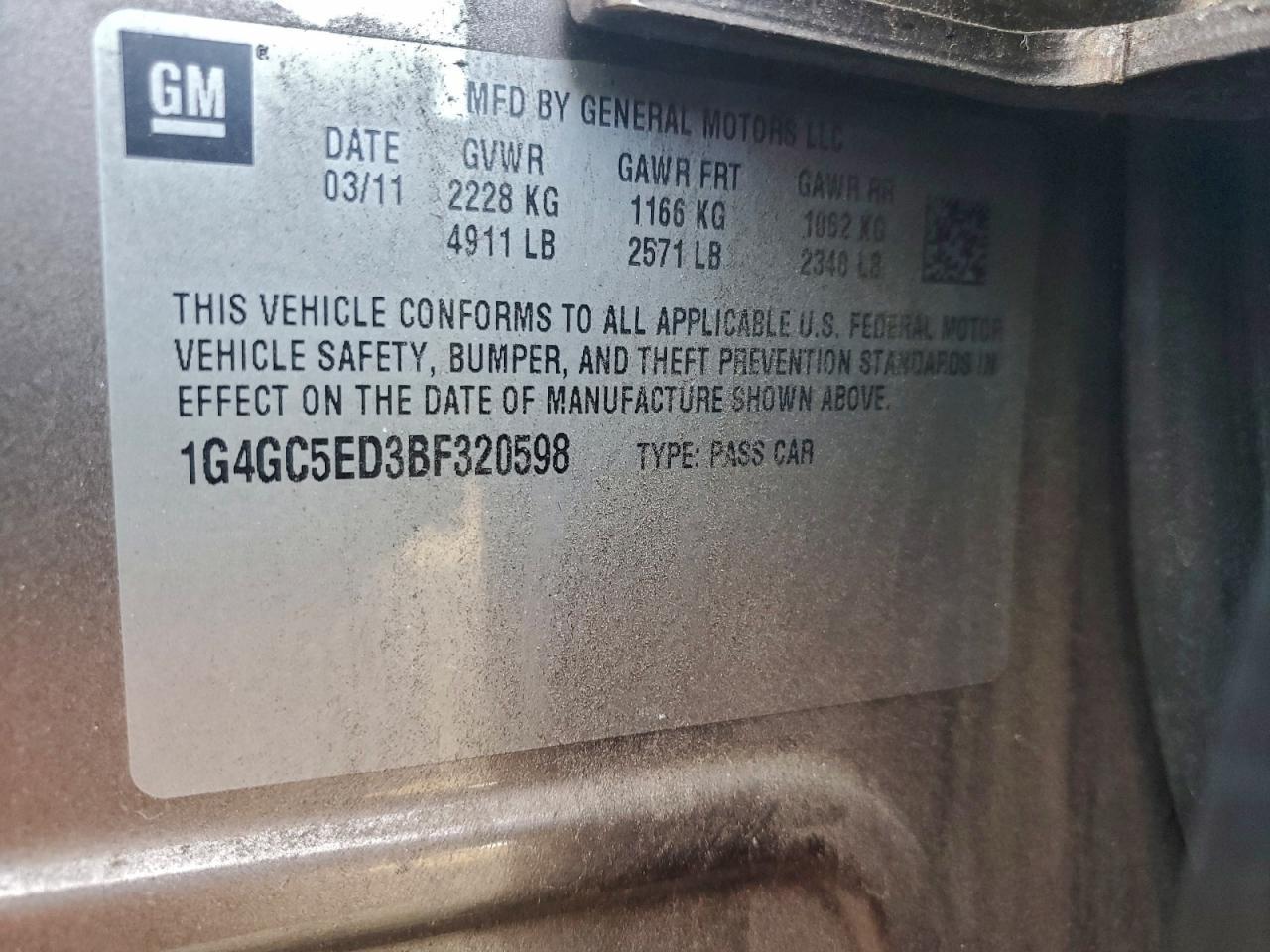 2011 Buick Lacrosse cxl