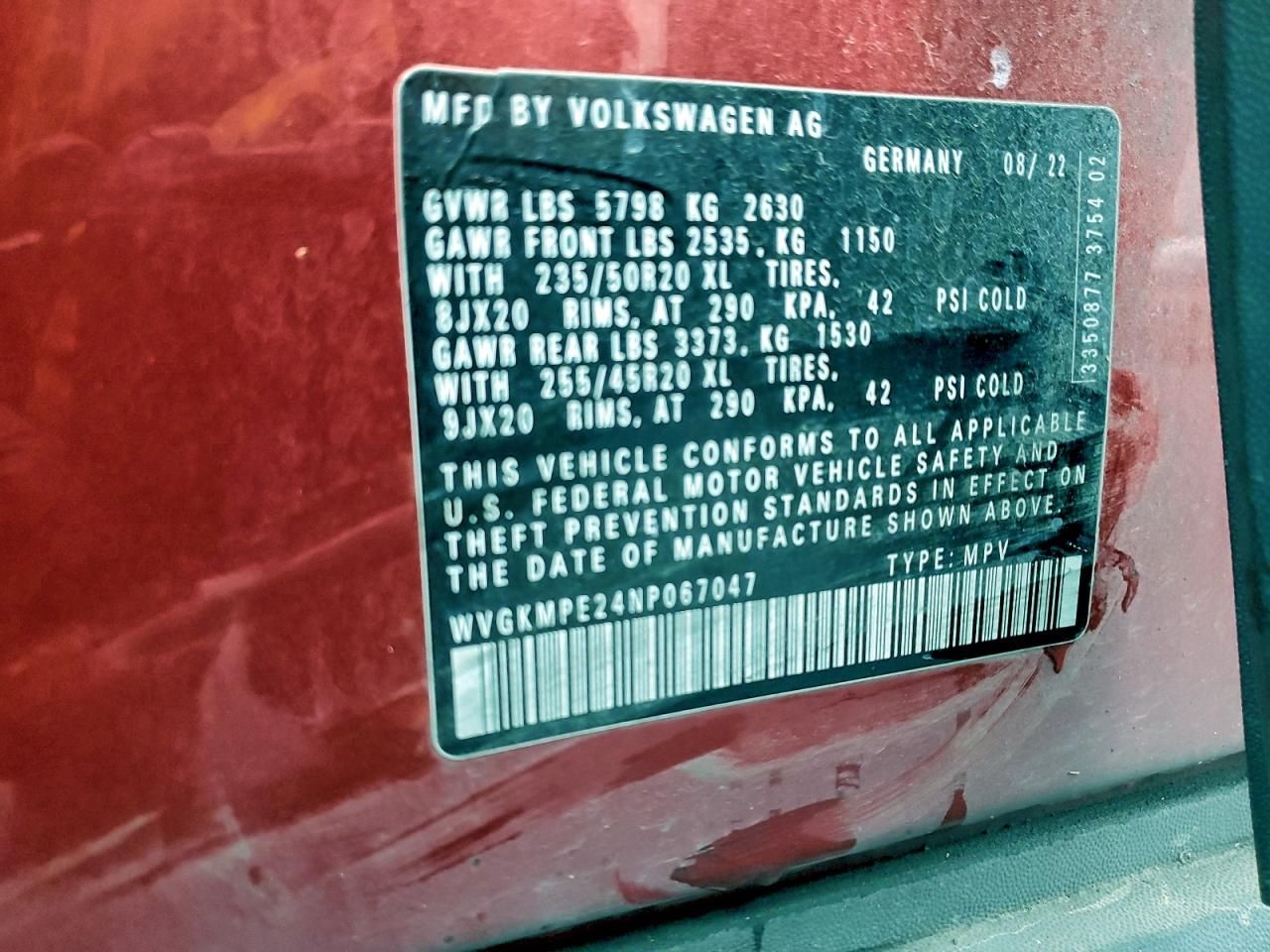 2022 Volkswagen Id.4 pro s