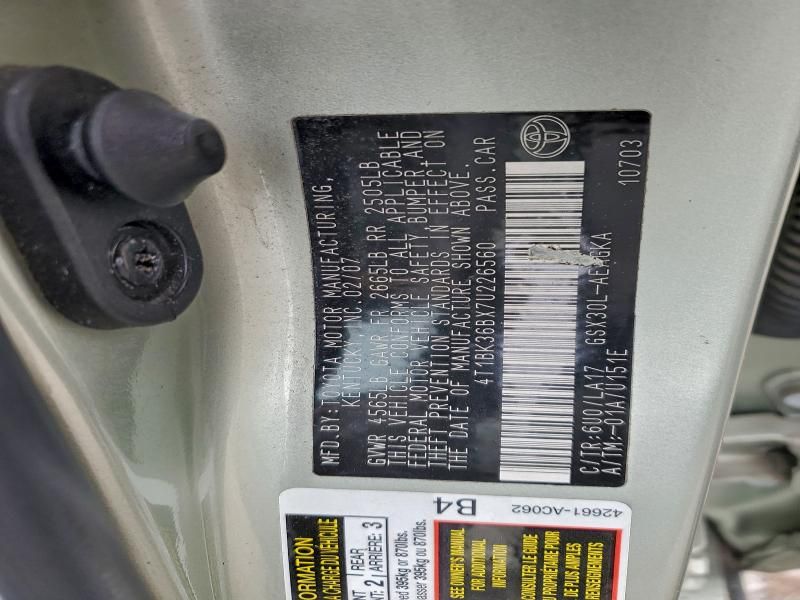 2007 Toyota Avalon xl