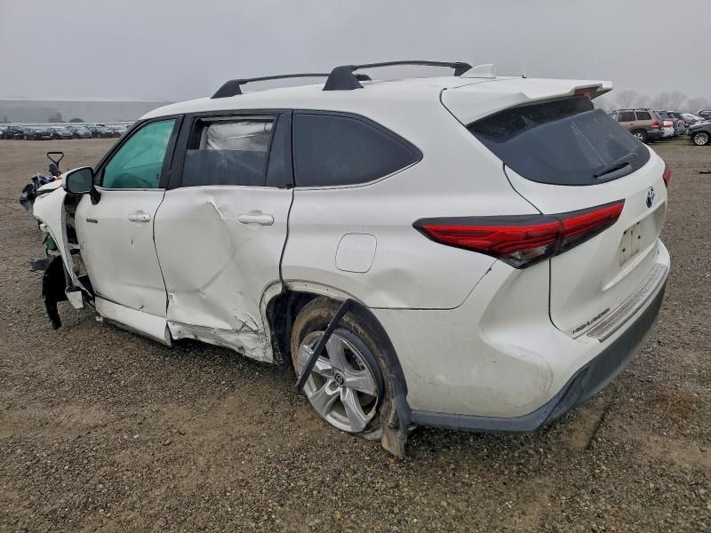 2020 Toyota Highlander Hybrid le