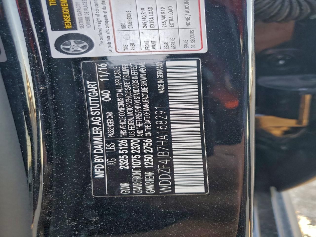 2017 Mercedes-Benz E 300