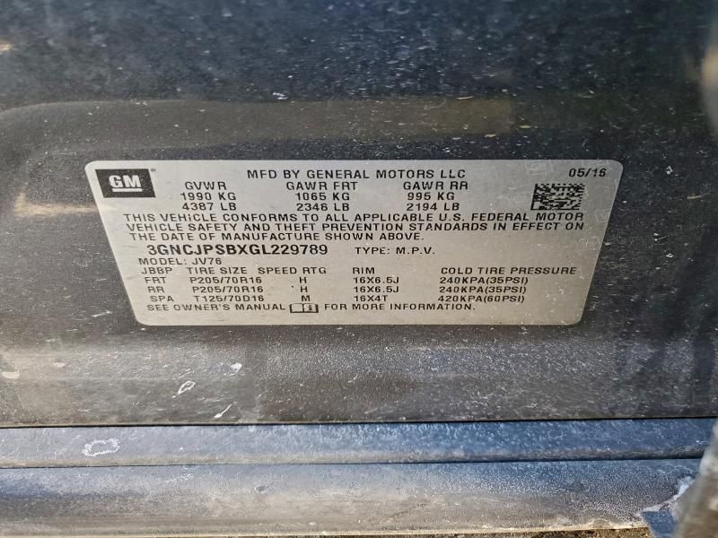 2016 Chevrolet Trax 1LT