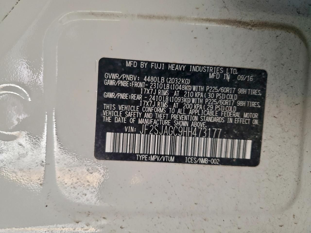 2017 Subaru Forester 2.5i Premium