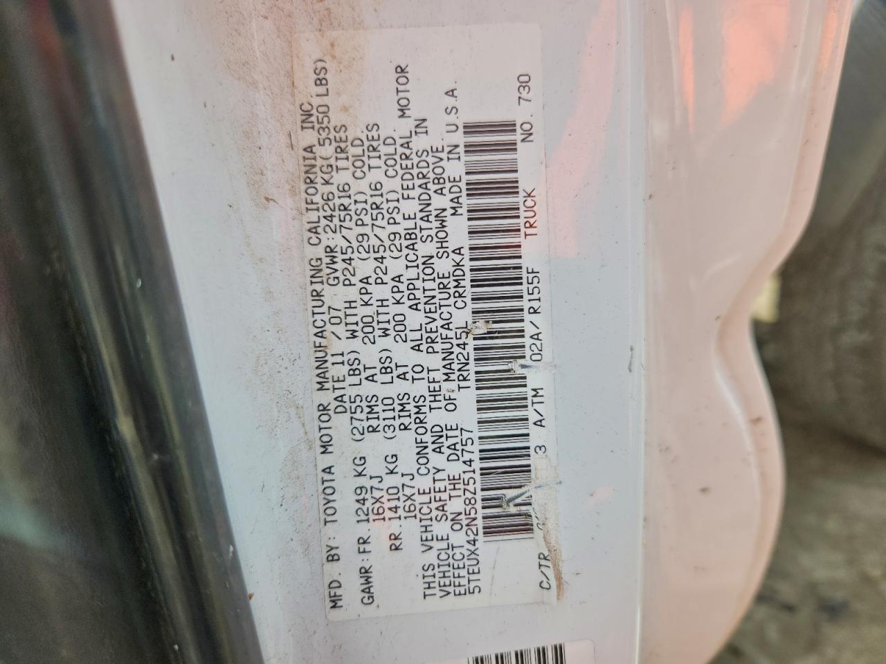 2008 Toyota Tacoma Base