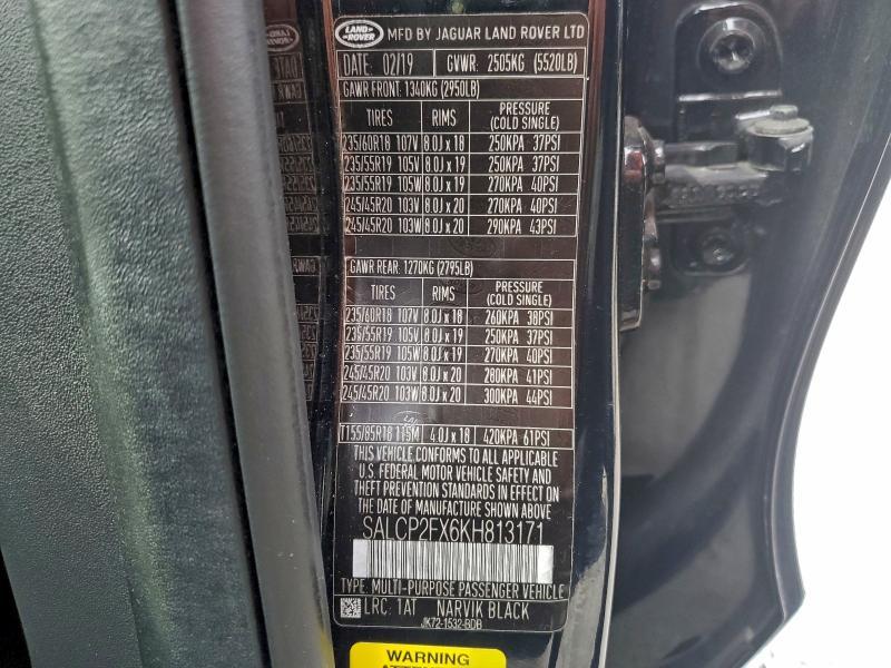 2019 Land Rover Discovery Sport se