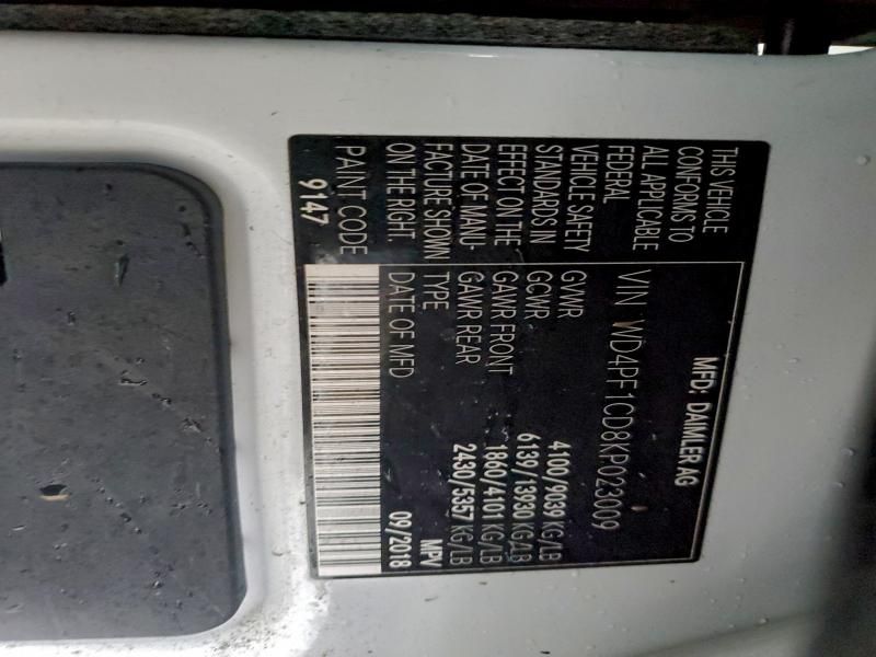 2019 Mercedes-Benz Sprinter 2500/3500