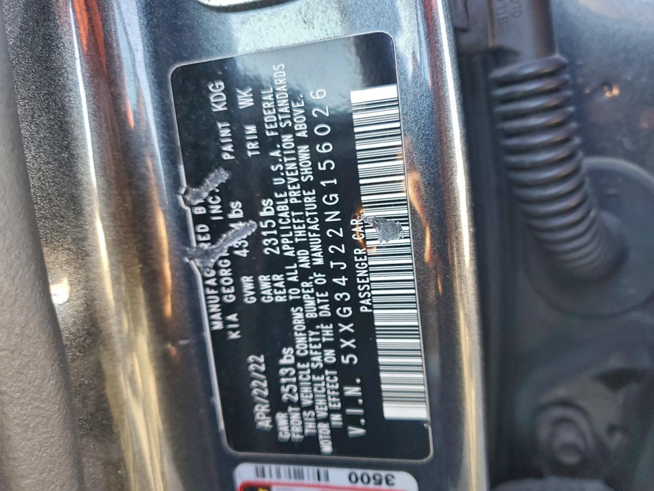 2022 KIA K5 ex