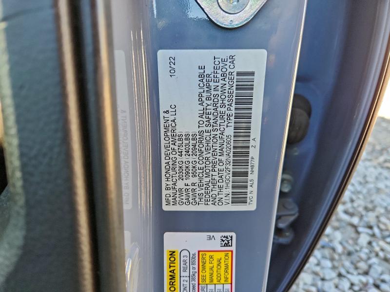 2022 Honda Accord Sport