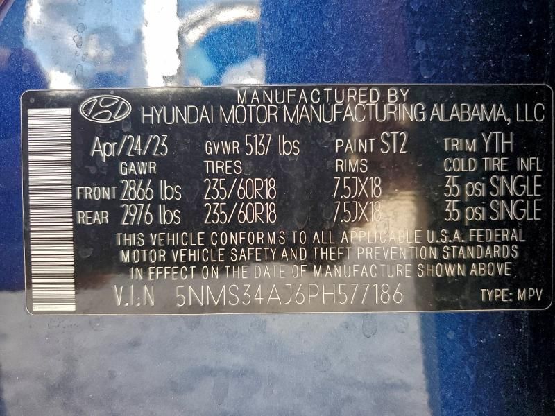 2023 Hyundai Santa fe sel Premium