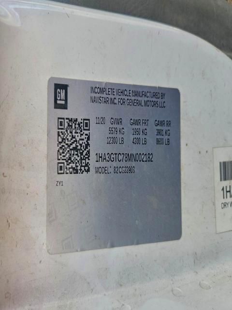 2021 Chevrolet Express Delivery Truck