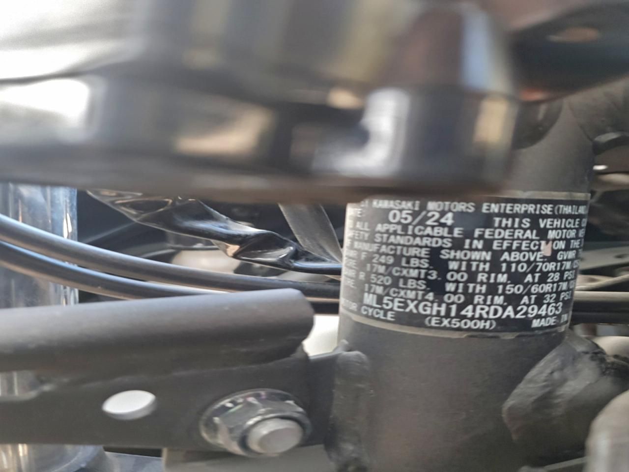 2024 Kawasaki EX500 H