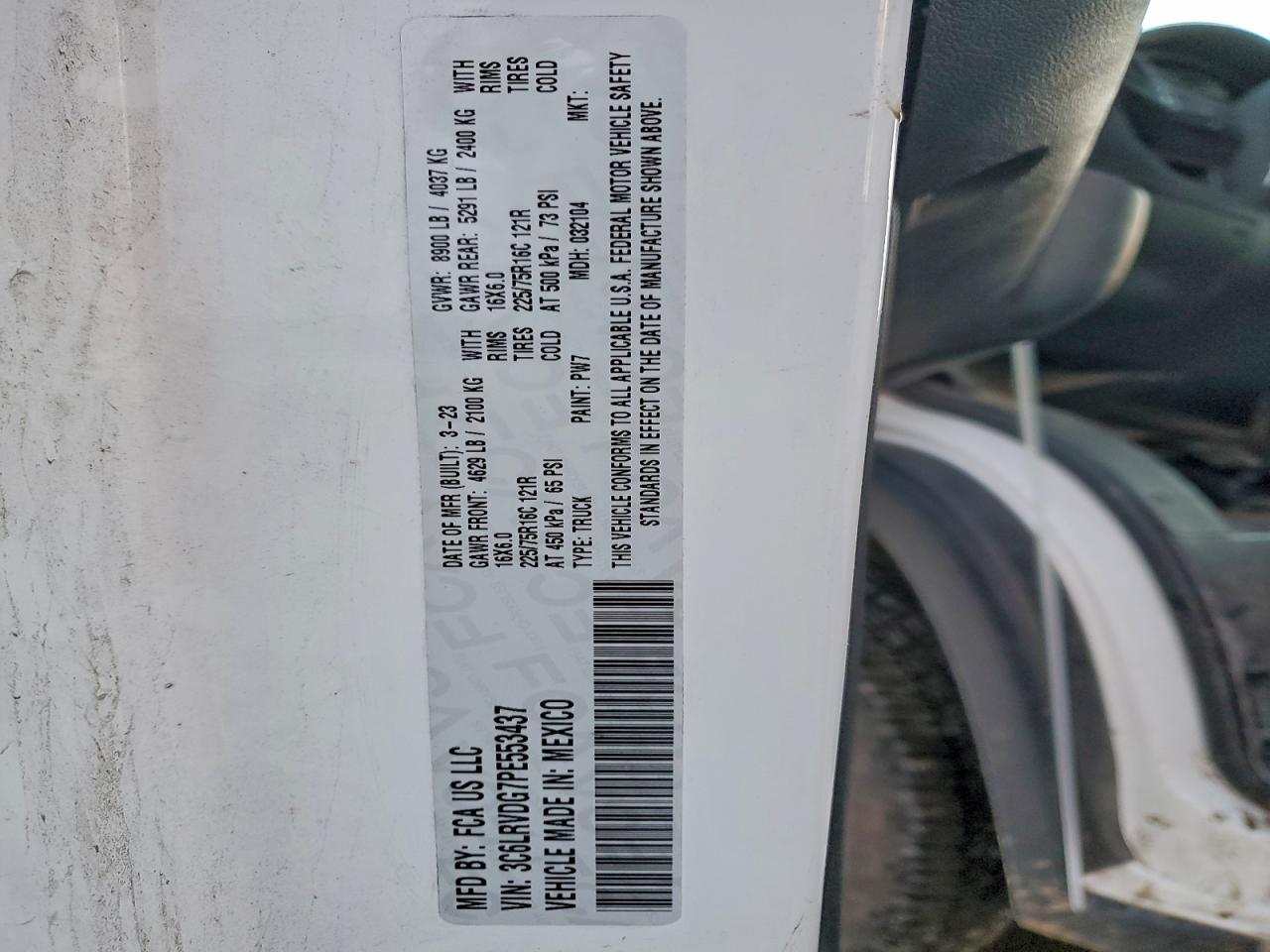 2023 Dodge Ram Promaster 2500 2500 High