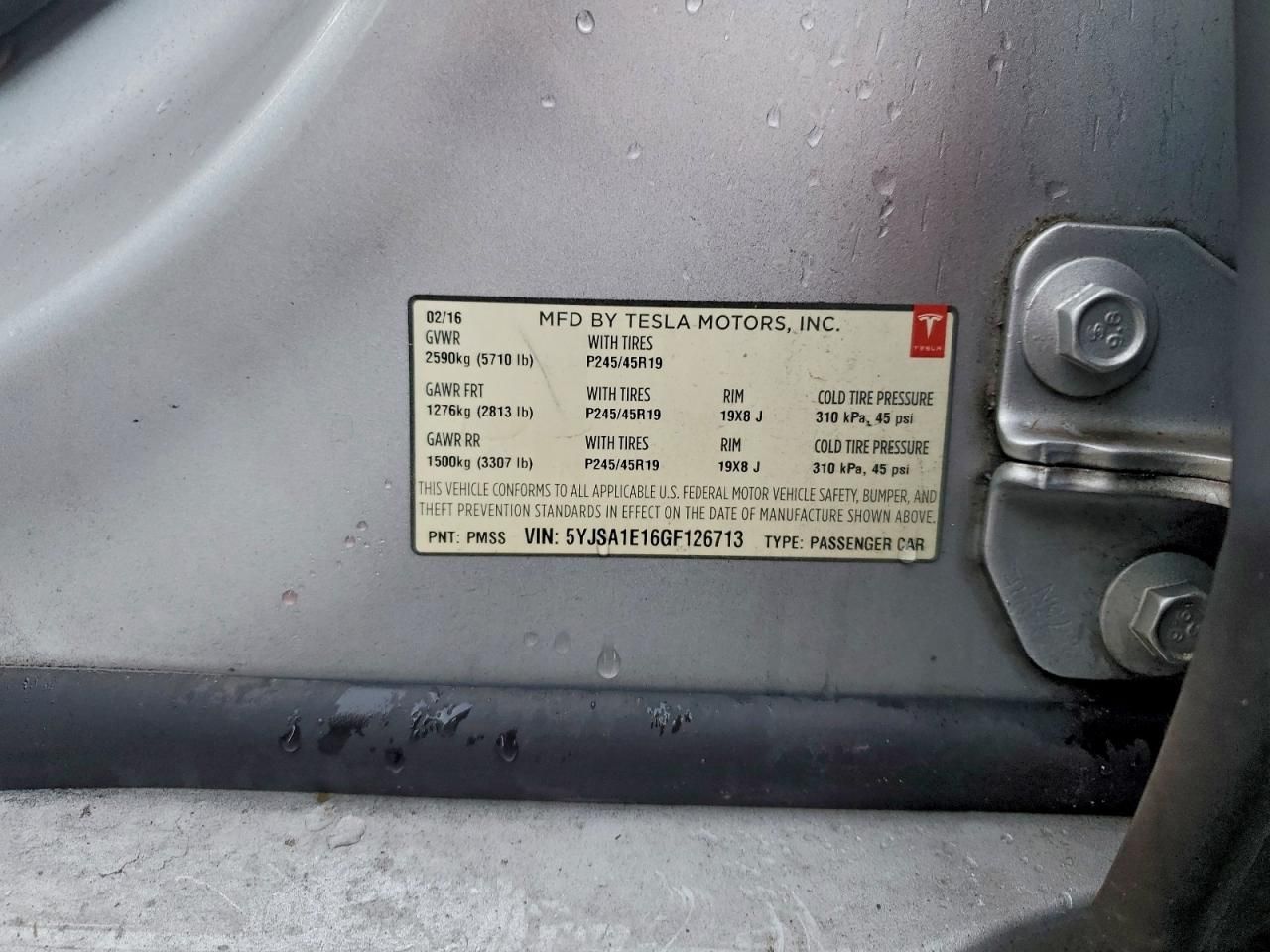2016 Tesla Model s