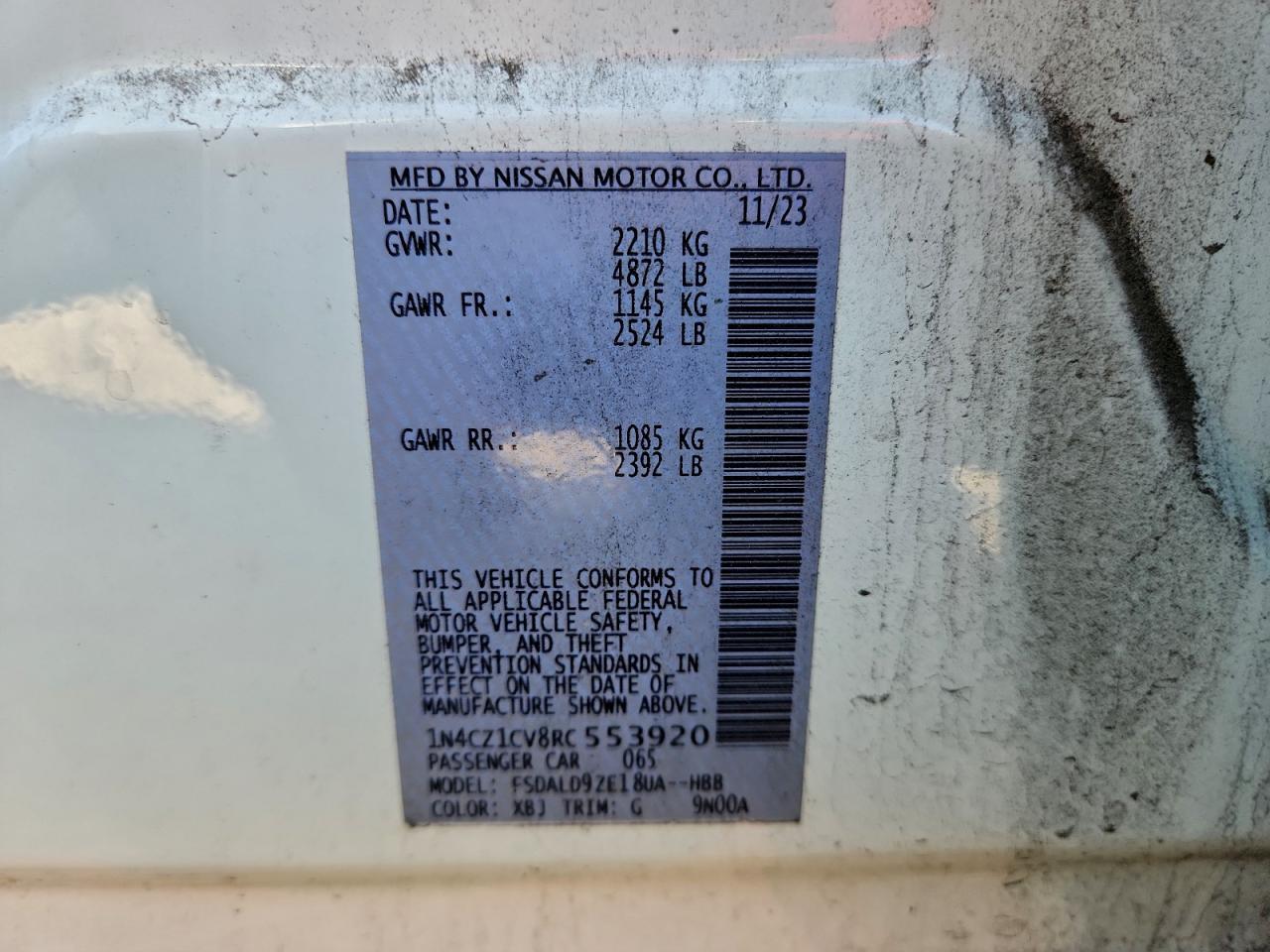 2024 Nissan Leaf sv Plus