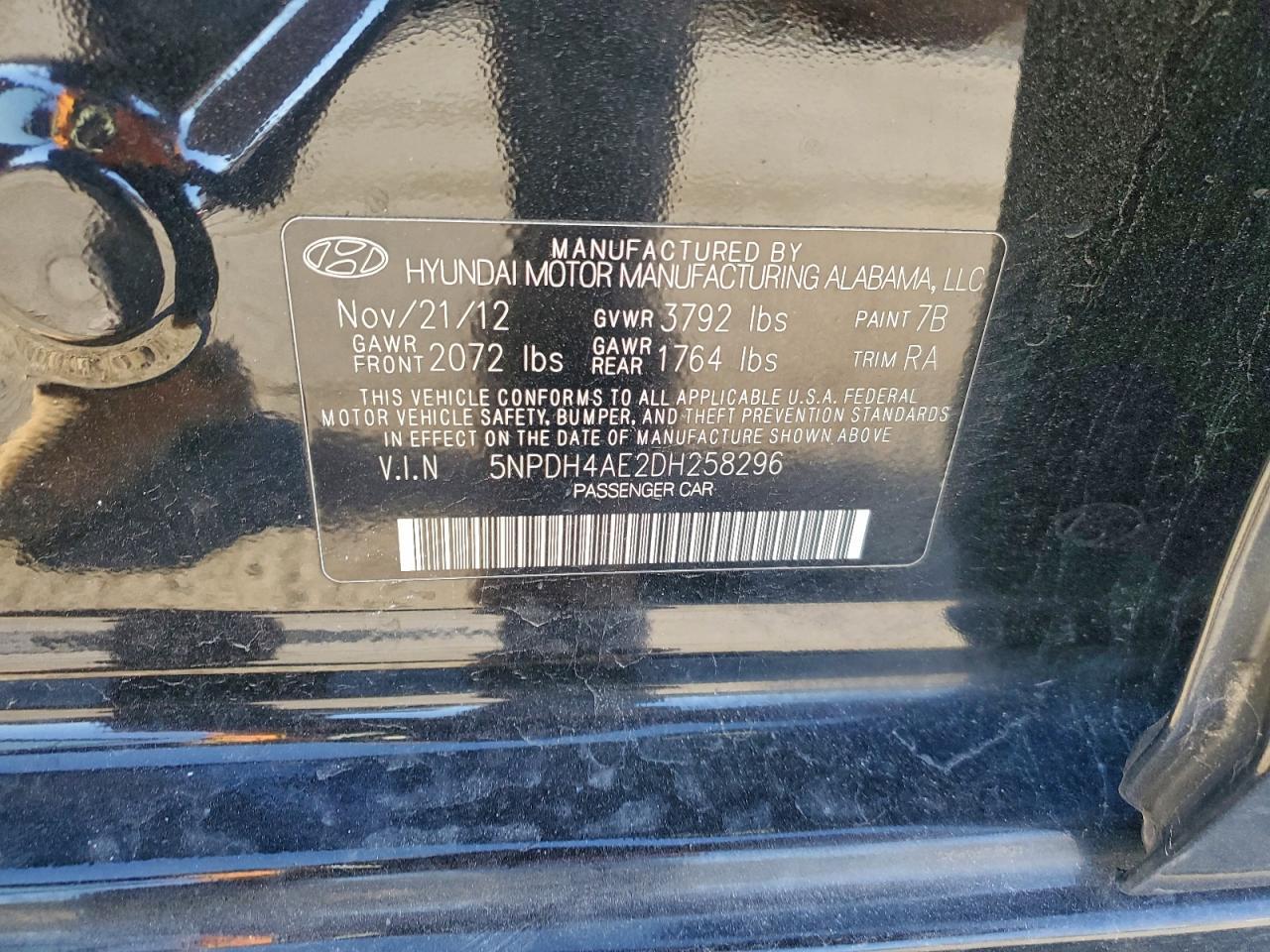 2013 Hyundai Elantra gls