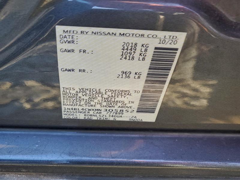 2021 Nissan Altima sr