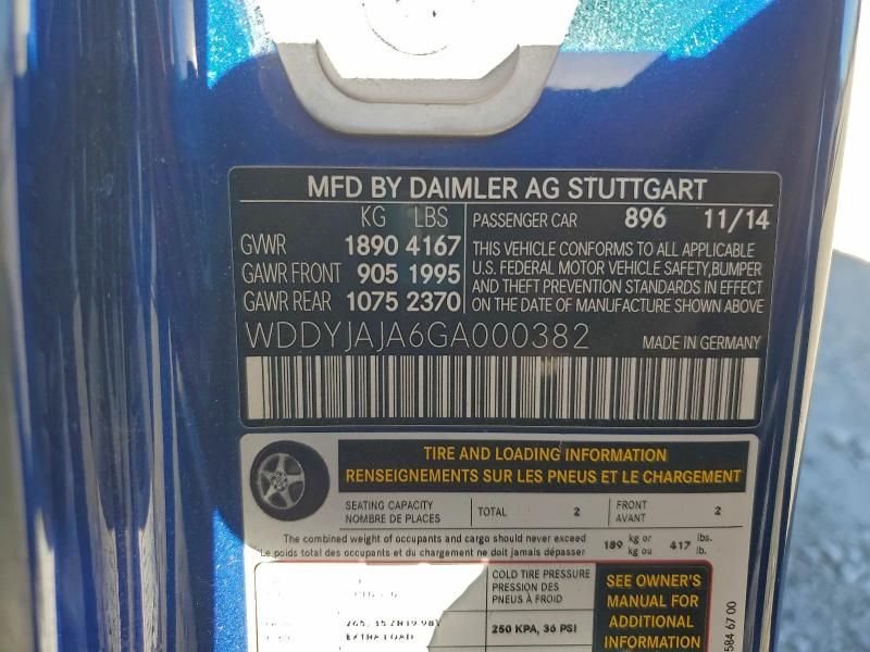 2016 Mercedes-Benz Amg gt s