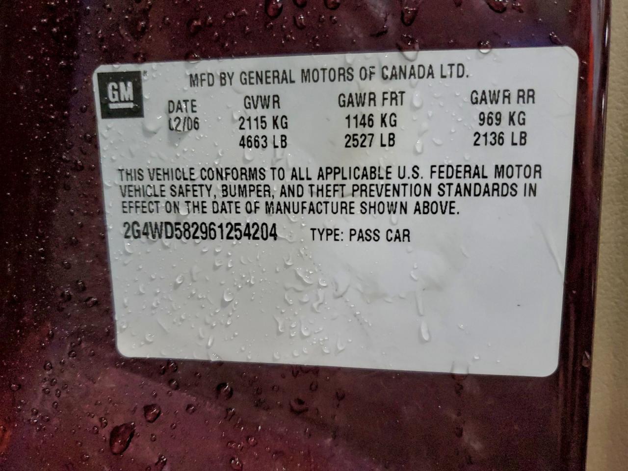 2006 Buick Lacrosse cxl