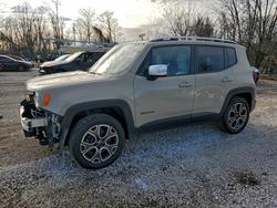 Jeep salvage cars for sale: 2015 Jeep Renegade Limited