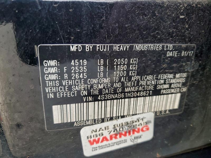 2017 Subaru Legacy 2.5i