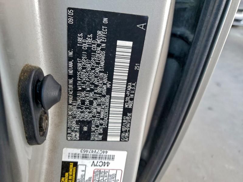 2006 Toyota Sienna xle