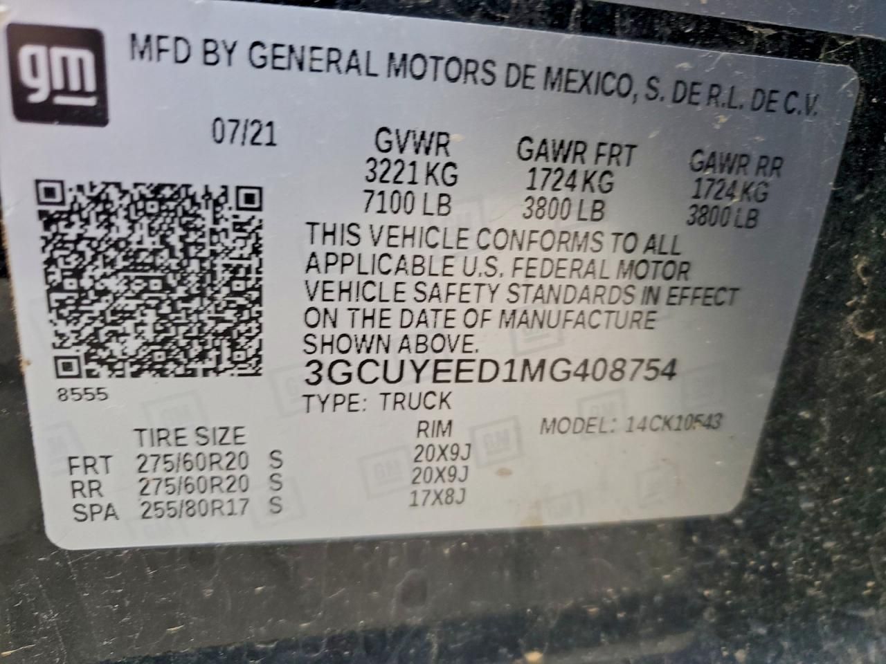 2021 Chevrolet Silverado K1500 rst