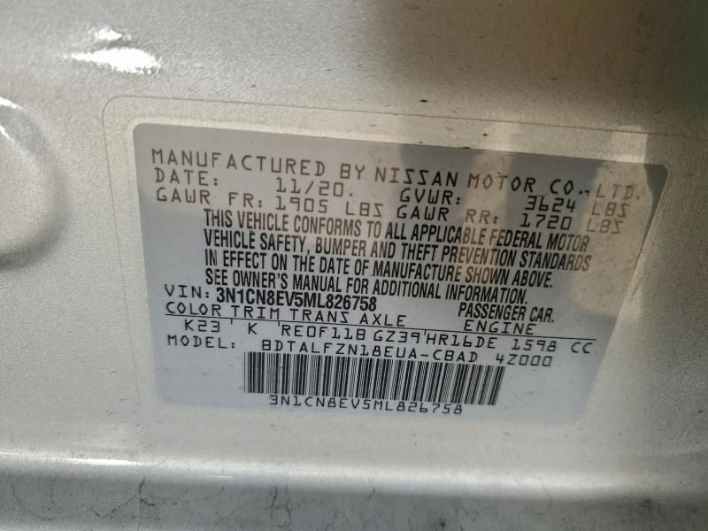 2021 Nissan Versa sv