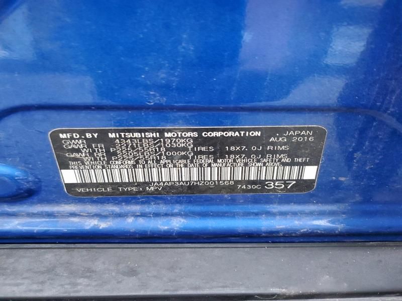 2017 Mitsubishi Outlander Sport es