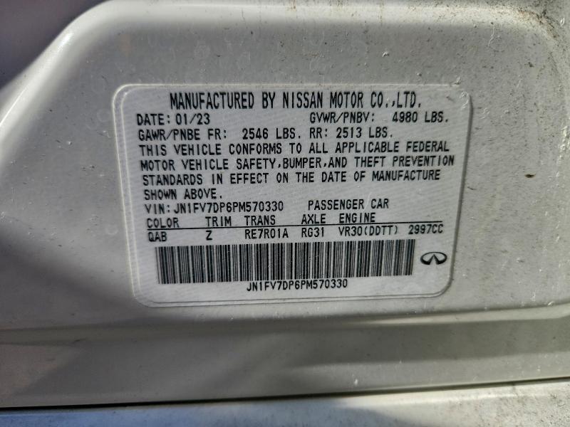 2023 Infiniti Q50 red Sport 400