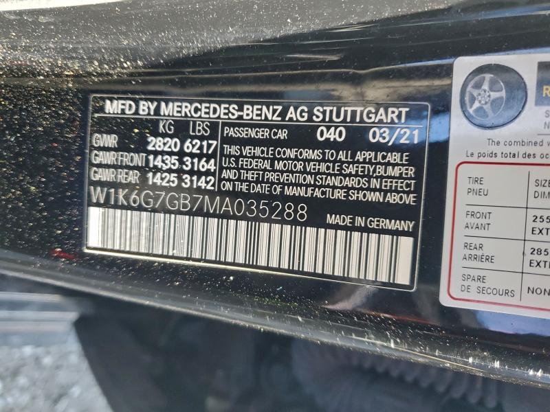 2021 Mercedes-Benz S 580 4matic