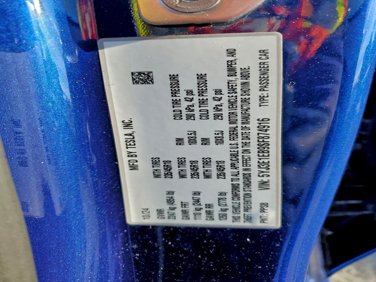 2025 Tesla Model 3