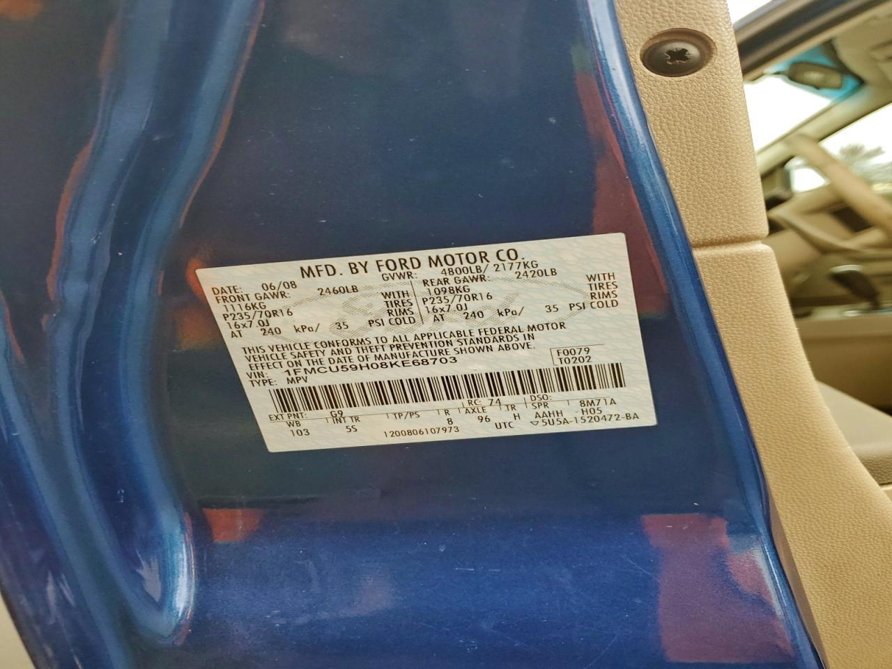 2008 Ford Escape hev