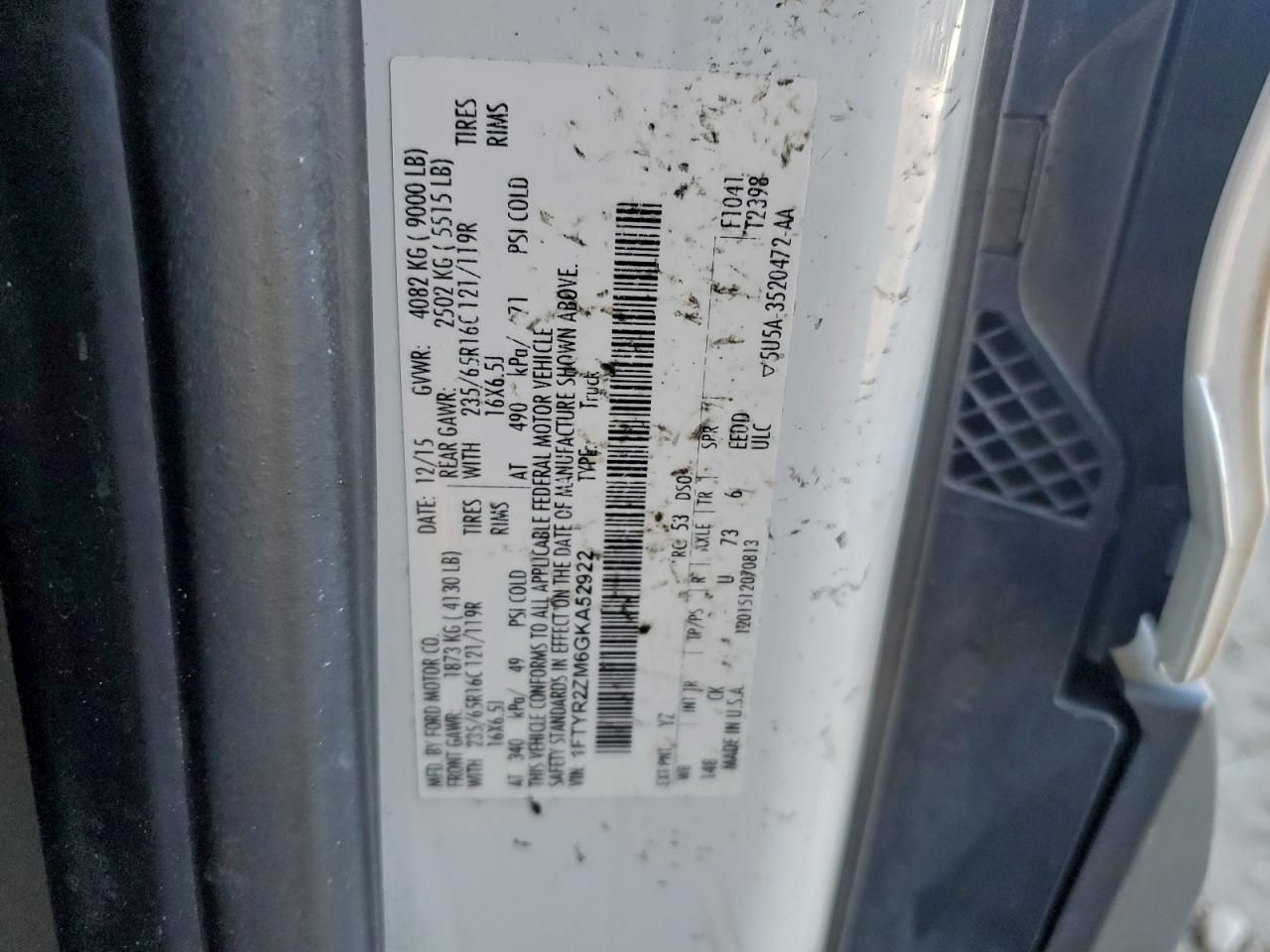 2016 Ford Transit T-250