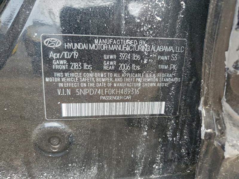 2019 Hyundai Elantra se