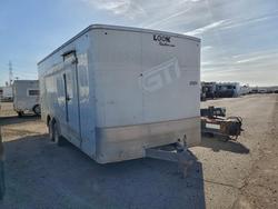 Salvage trucks for sale at Phoenix, AZ auction: 2018 LGS AZ Enclosed Cargo Trailer