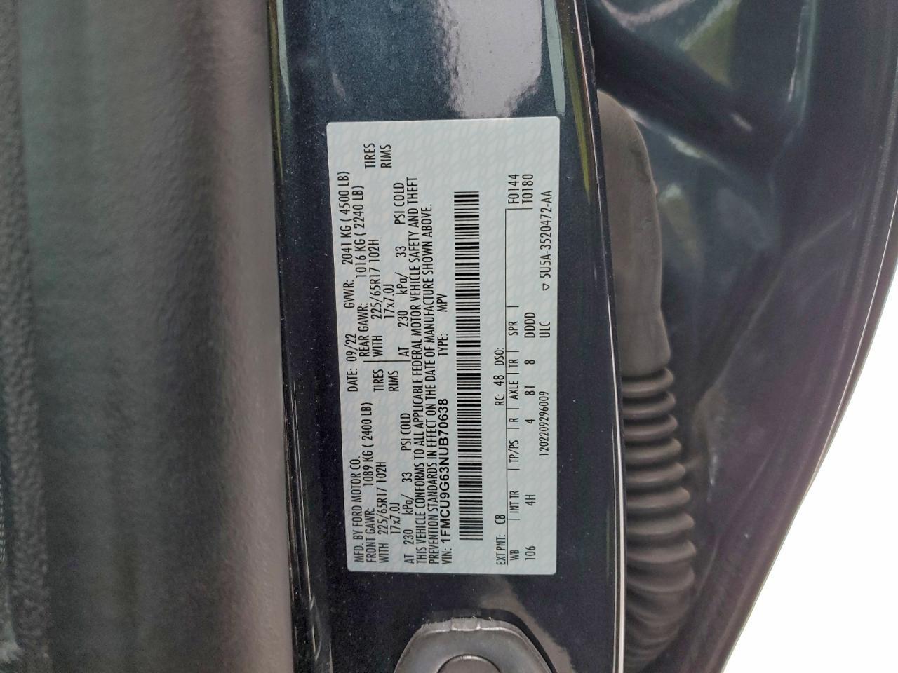 2022 Ford Escape se