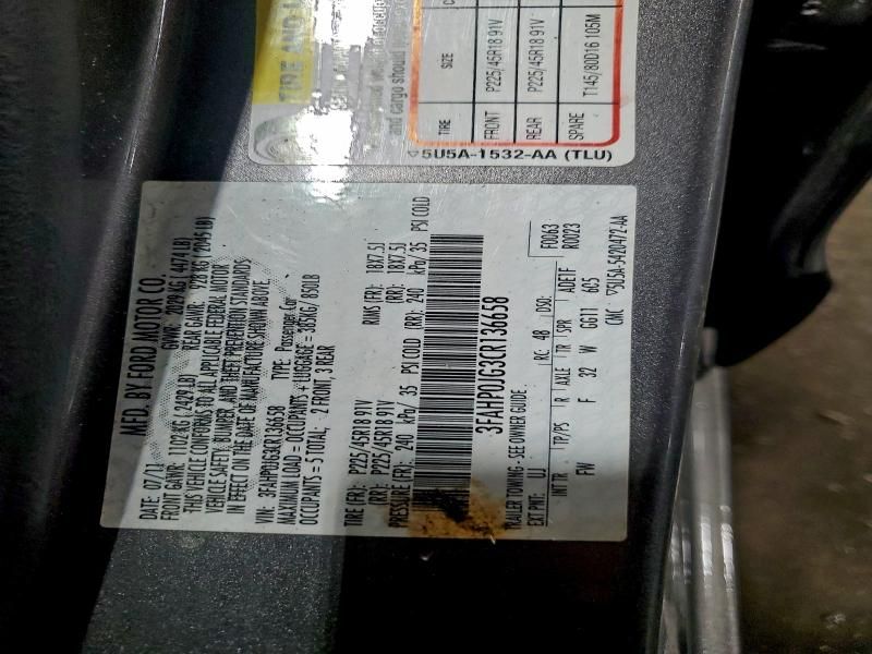 2012 Ford Fusion sel