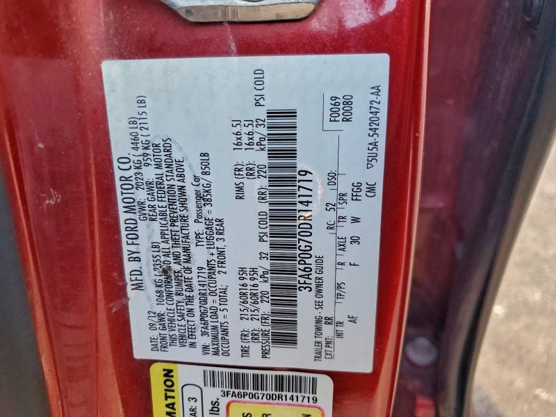 2013 Ford Fusion s